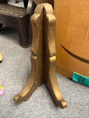 Decorative Wooden Table Easel Stand in Metallic Bronze